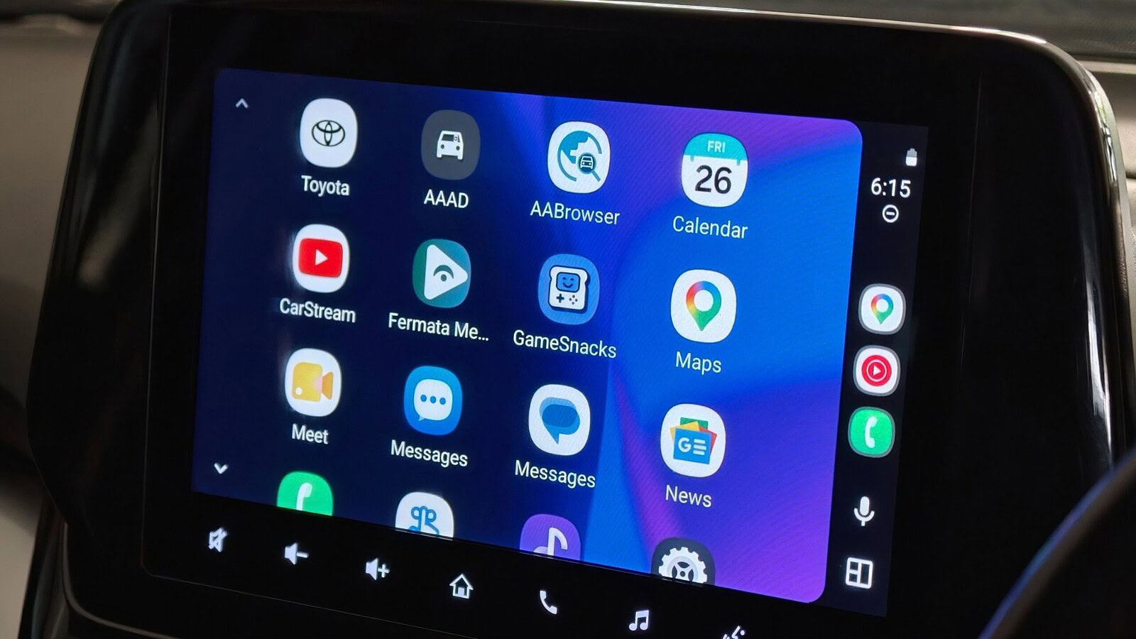 Android Auto, giochi GameSnacks
