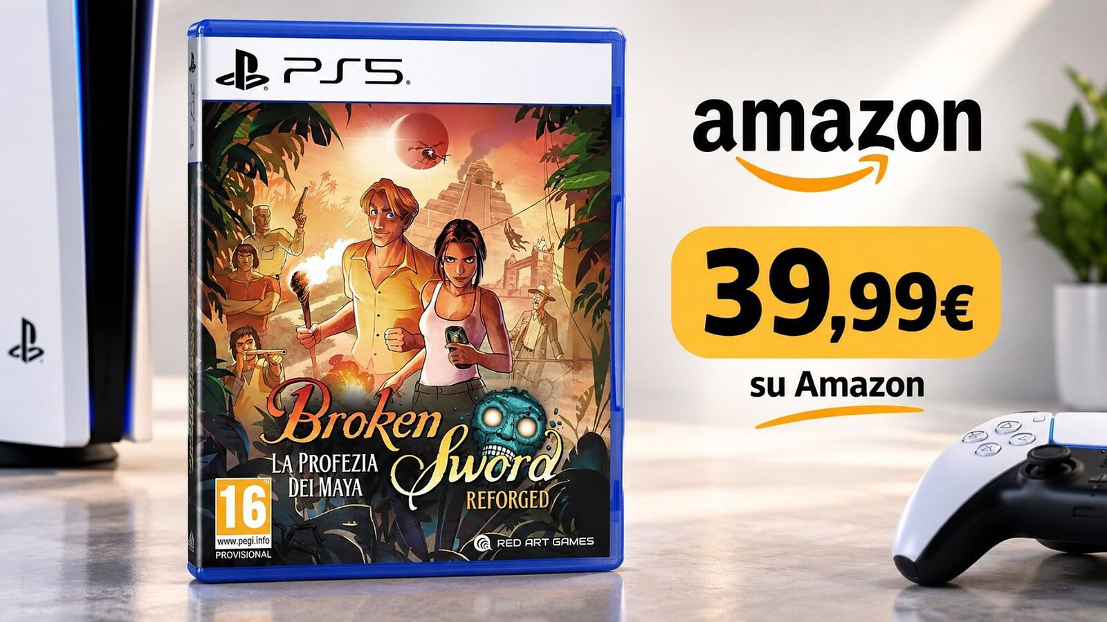 Broken Sword 2 Reforged: preordine PS5 a 39,99 euro su Amazon
