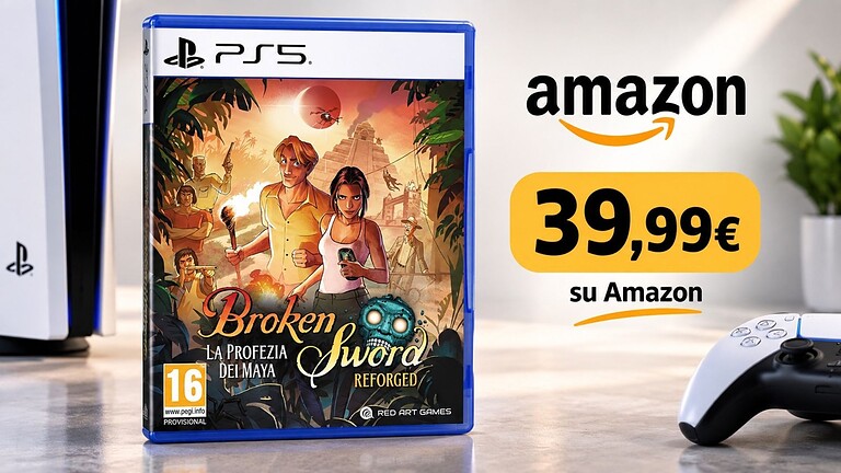 Broken Sword 2 Reforged: preordine PS5 a 39,99 euro su Amazon