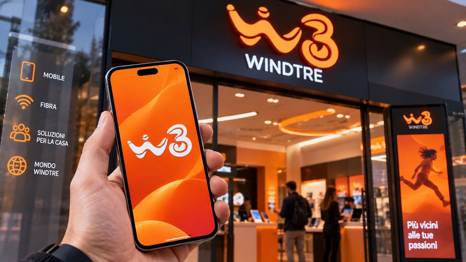WINDTRE 200 Giga a 5,99 euro al mese per chi arriva da Iliad