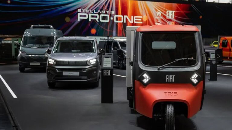 Fiat Tris debutta a Hannover: microveicolo elettrico a tre ruote