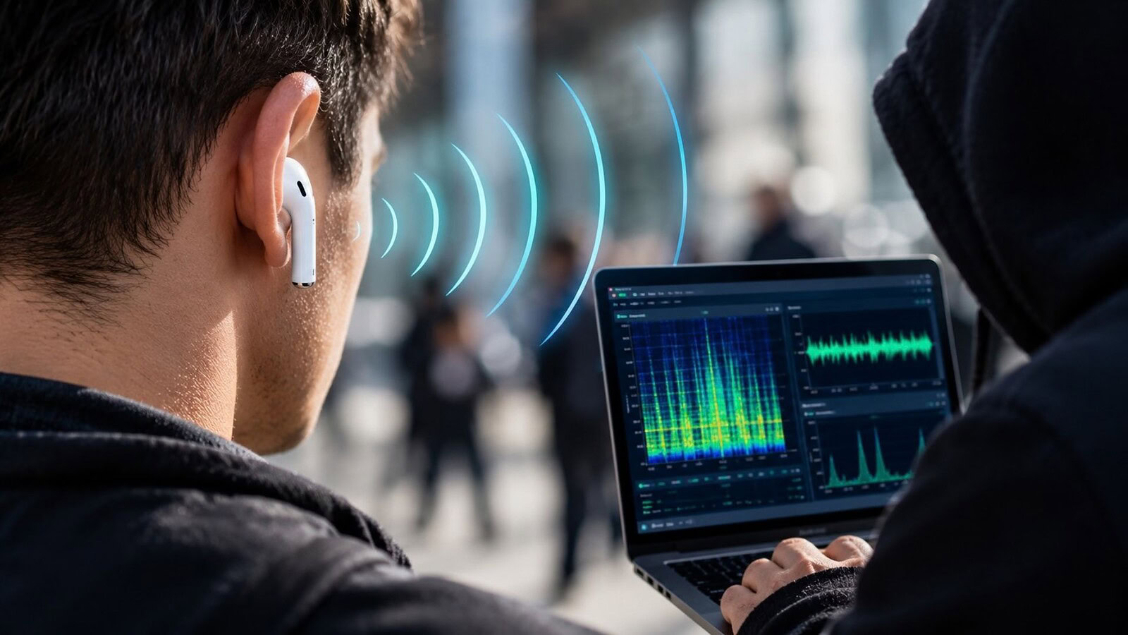Cuffie spiate fino a 30 metri tramite one radio: attenzione