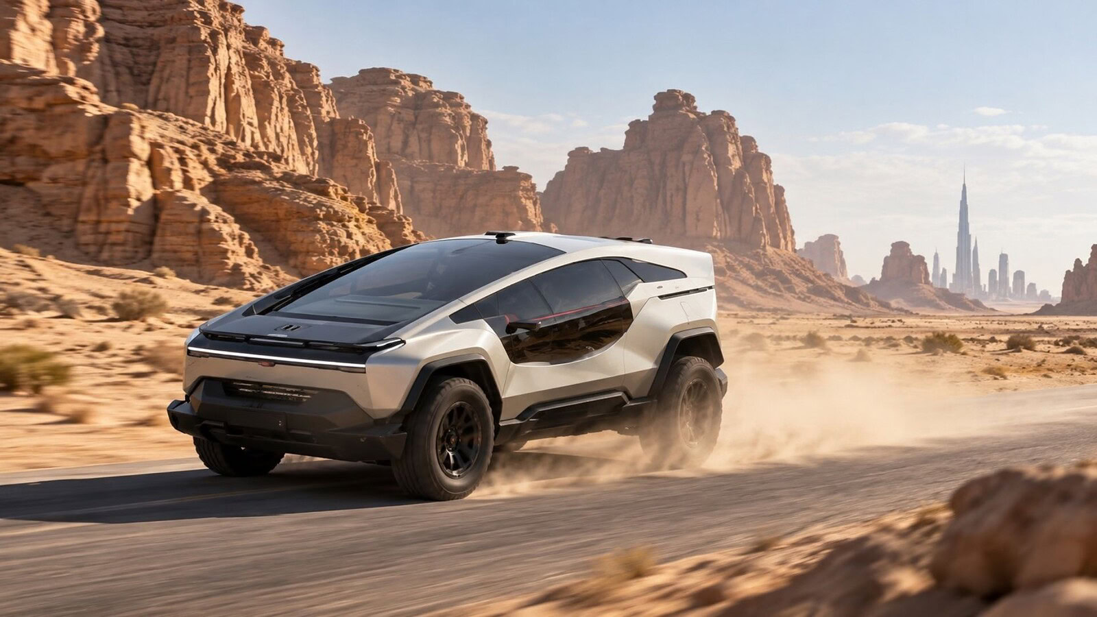 CEER Exobot, le auto elettriche saudite che sfidano il Cybertruck di Tesla