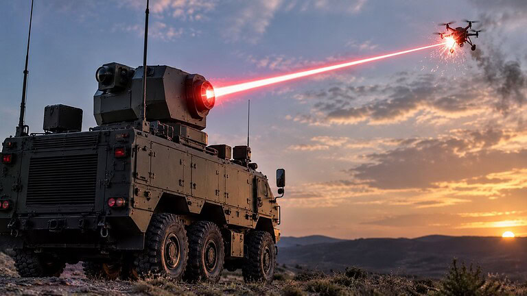 Hanwha Tigon 8x8: laser da 50 kW contro gli sciami di droni