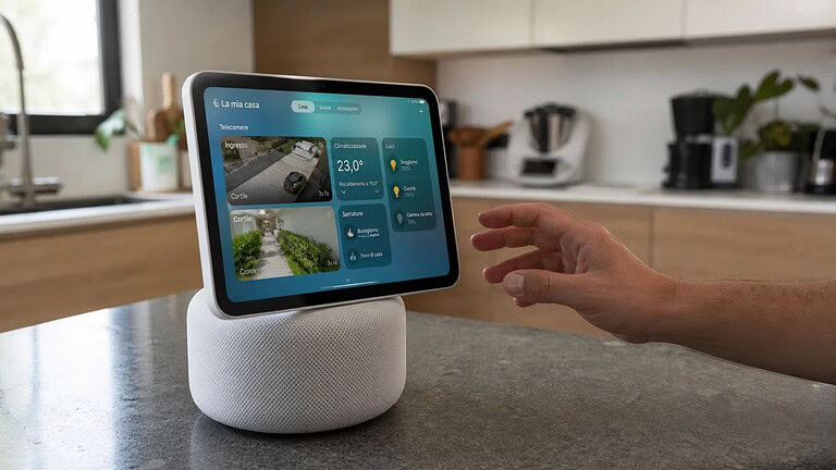 Apple hub domestico: display quasi quadrato e Siri AI al debutto