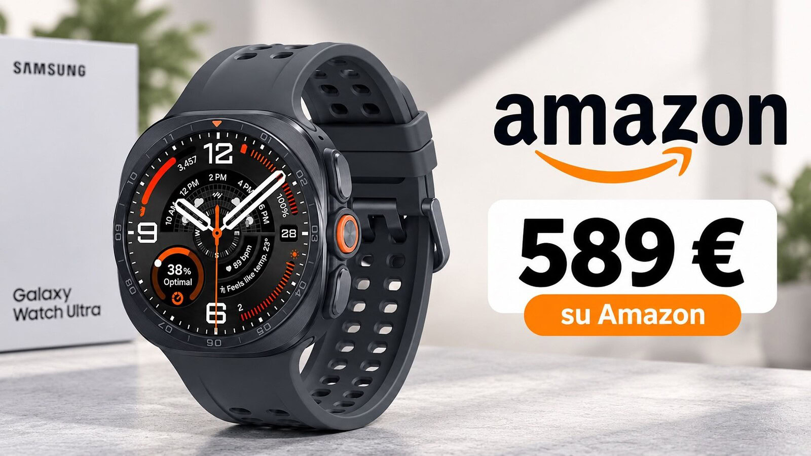 Galaxy Watch Ultra2 LTE crolla a 589 euro: minimo storico