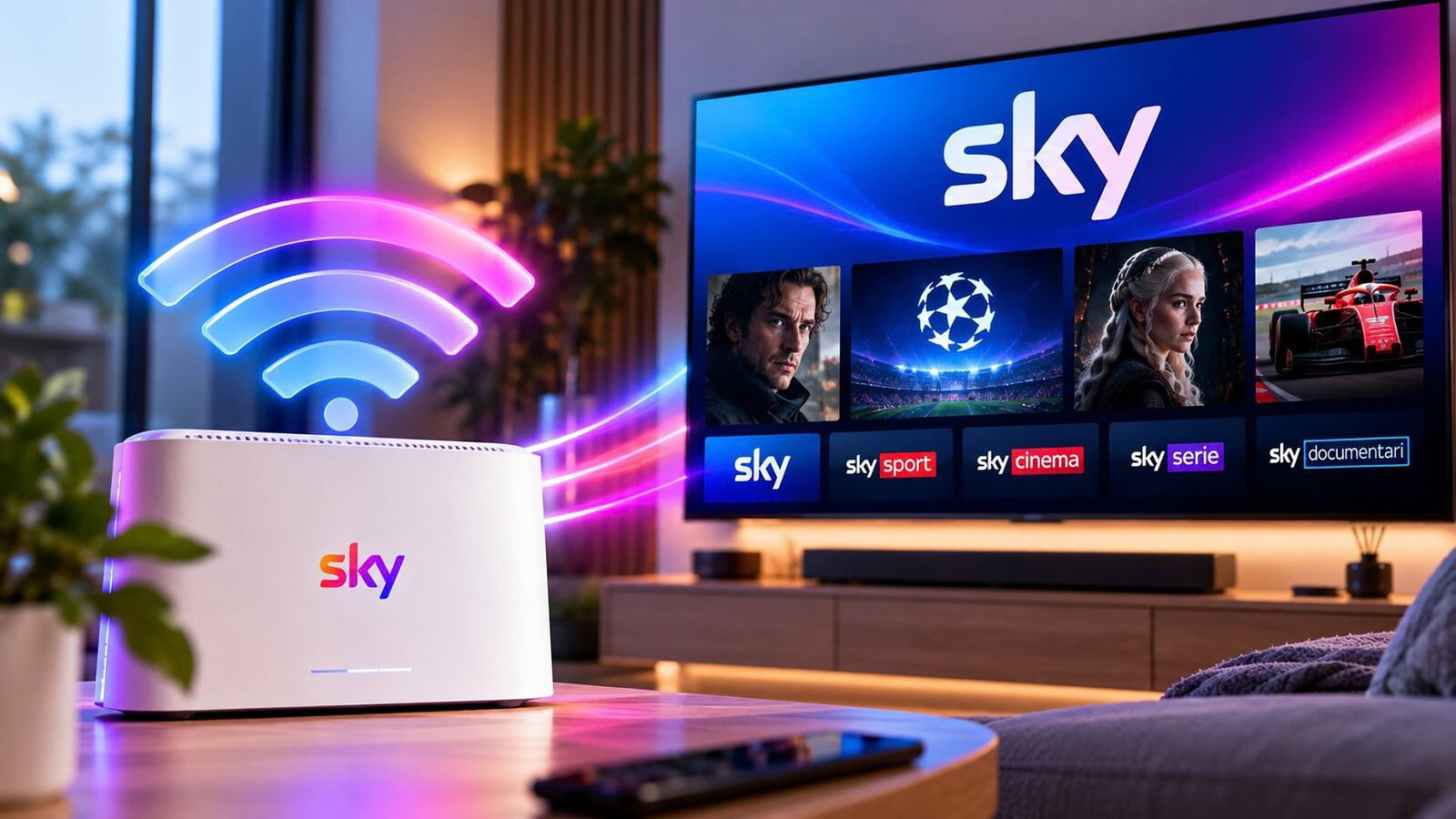 Sky Wifi, prezzi scontati anche in negozio da 20,90 euro al mese