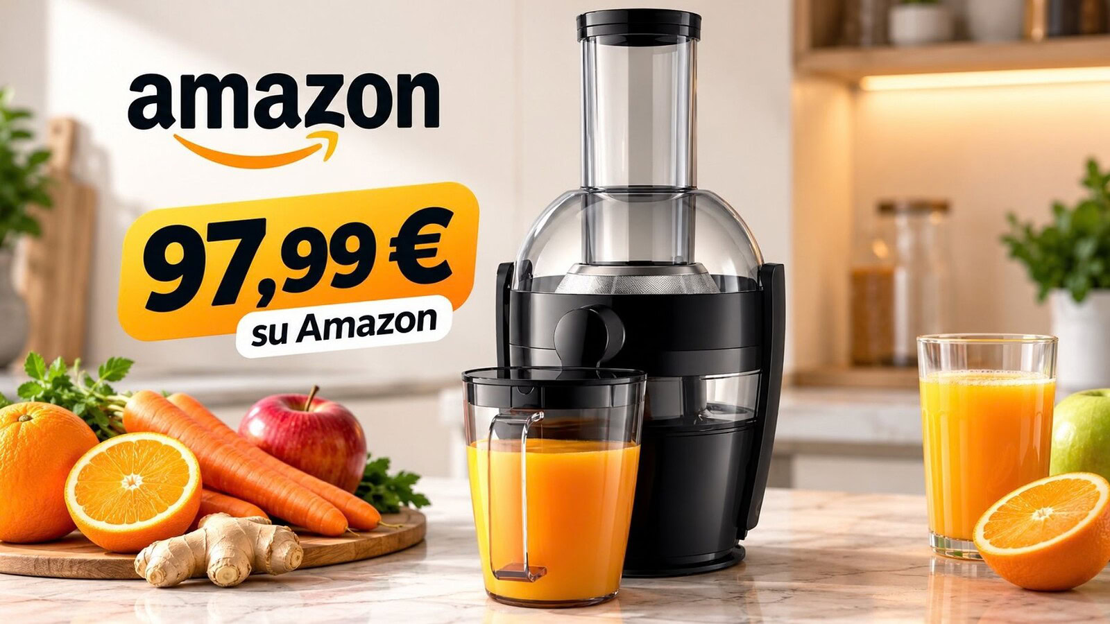 Centrifuga Philips serie 3000: 800 watt a 97,99 euro su Amazon