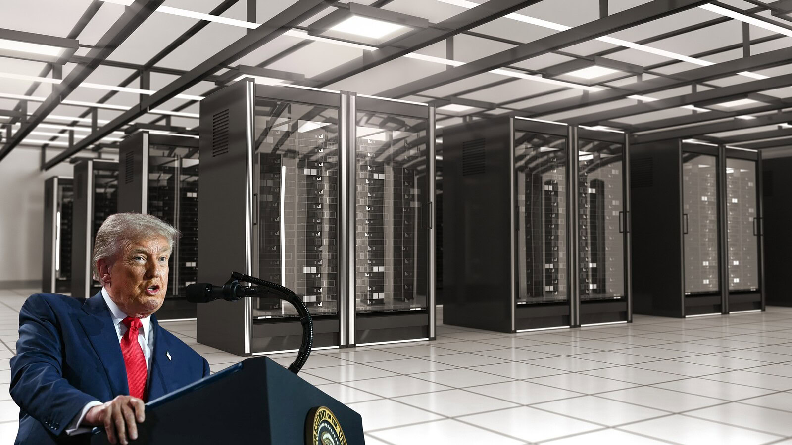 Trump attacca chi blocca i data center: «Sarete poveri»