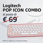 Logitech Pop Icon Combo: tastiera e mouse a 49,99€ su Amazon
