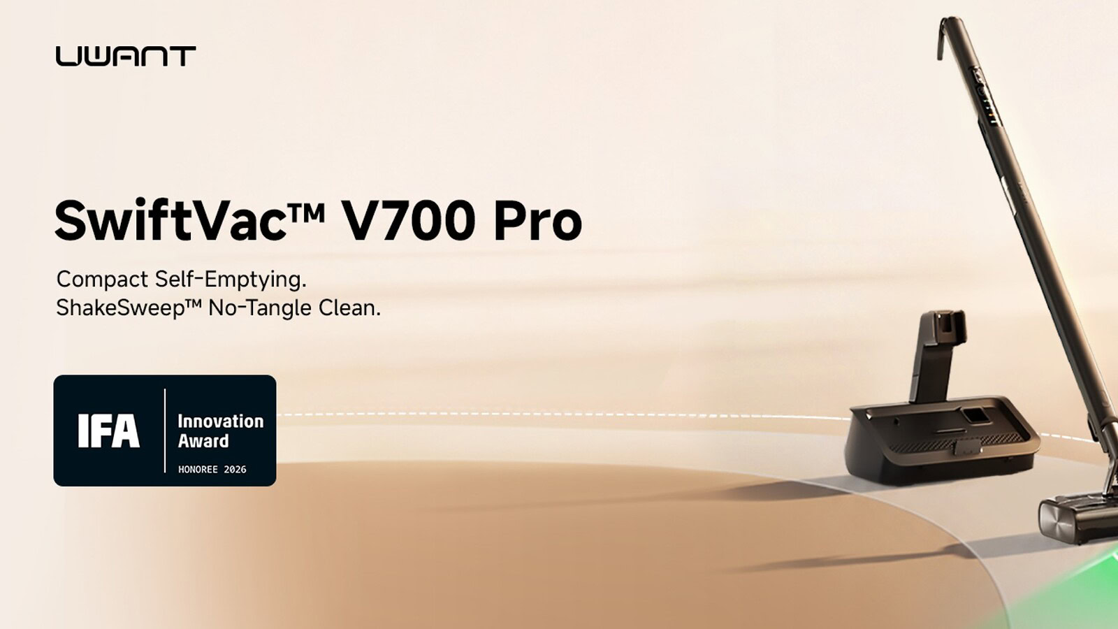 UWANT conquista un IFA Innovation Award con SwiftVac V700 Pro