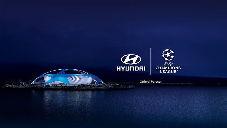 Hyundai è Official Automotive Partner della UEFA Champions League