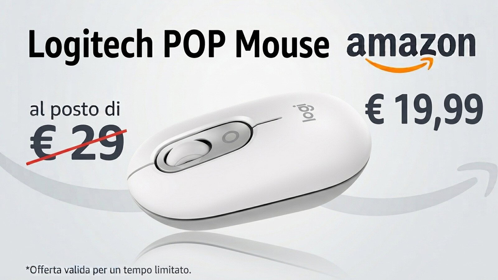Logitech POP Mouse a 19,99€ su Amazon: è minimo storico