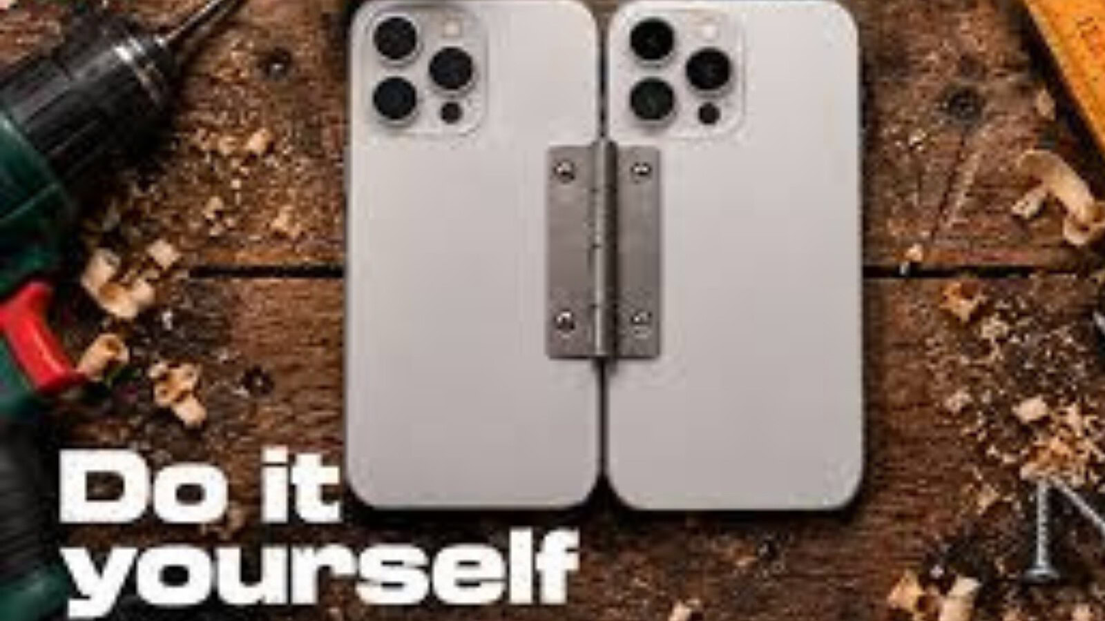 Parkside ironizza su iPhone Duo con cerniera e viti fai-da-te