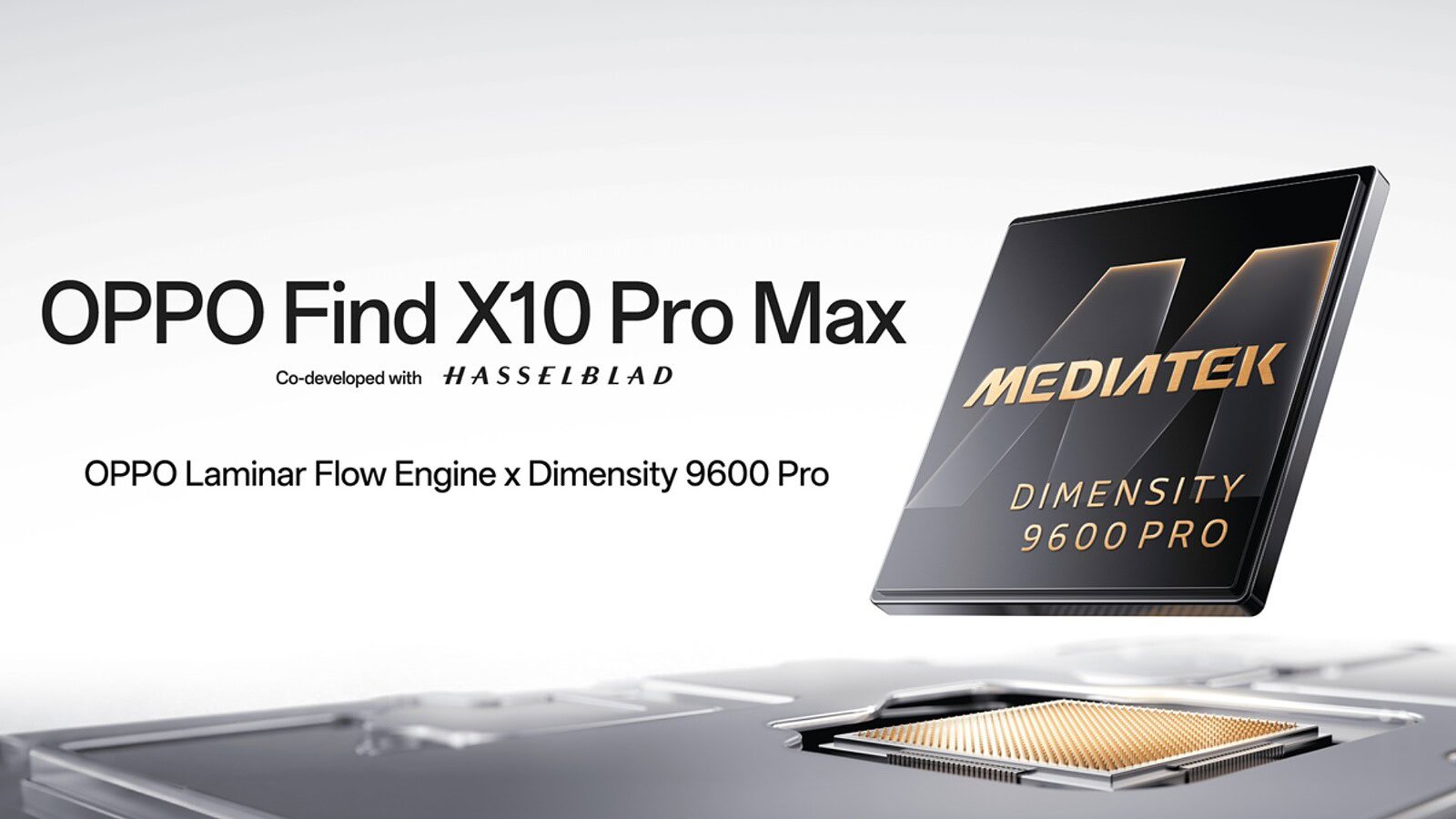 OPPO Find X10 Pro Max, il nuovo Dimensity 9600 Pro promette più potenza e autonomia