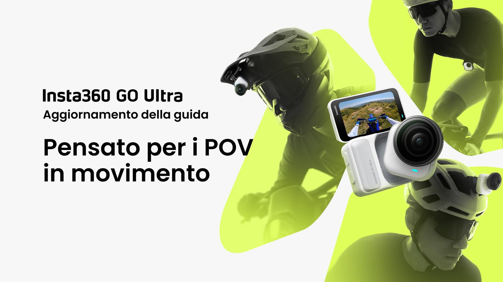Insta360 GO Ultra, arrivano nuovi accessori per moto e bici