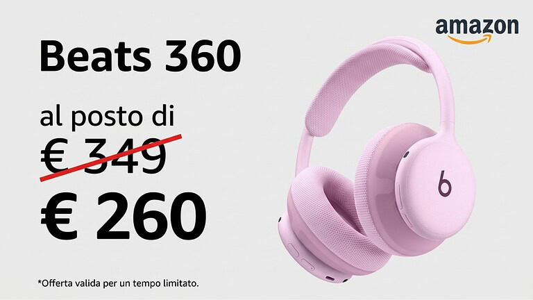 Beats 360 già in sconto su Amazon: minimo storico a 260 euro