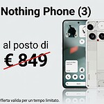 Nothing Phone (3) crolla a 599 euro con la Glyph Matrix