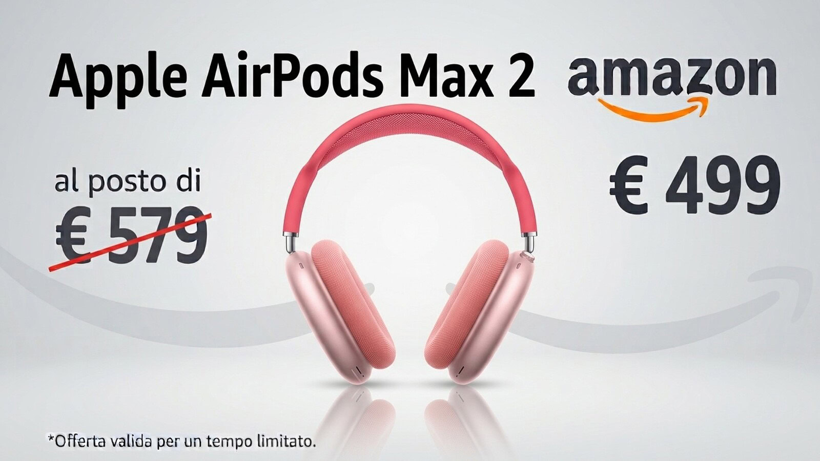 AirPods Max 2 a 499 euro su Amazon: minimo storico
