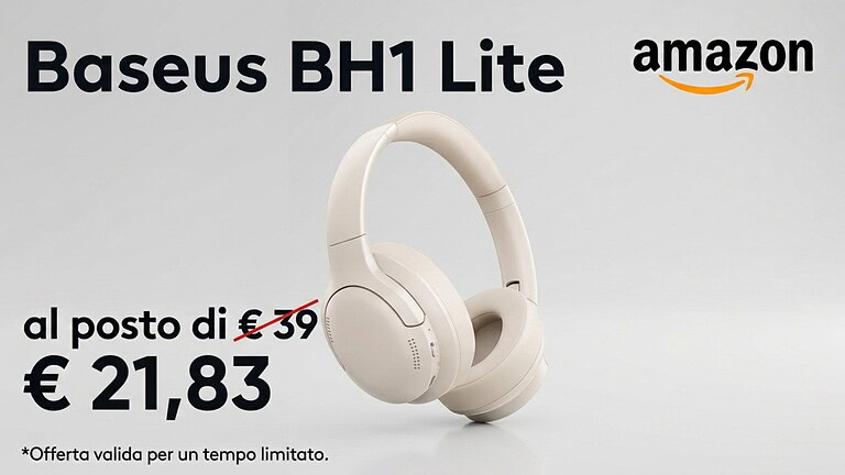 Baseus BH1 Lite: 80 ore di autonomia a 21,83 euro su Amazon