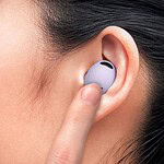 Galaxy Buds On: design a clip e pausa automatica nel sonno