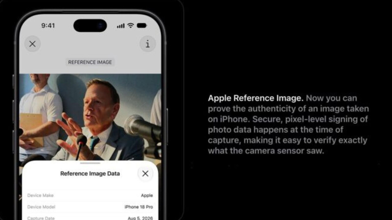 Apple Reference Image firma le foto già nel sensore di iPhone 18 Pro