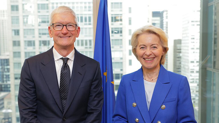 Tim Cook incontra von der Leyen: sul tavolo l'EU Kids Act
