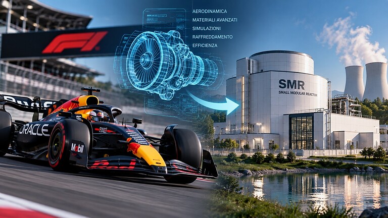 Microreattori nucleari, l'elettronica della Formula 1 li ispira