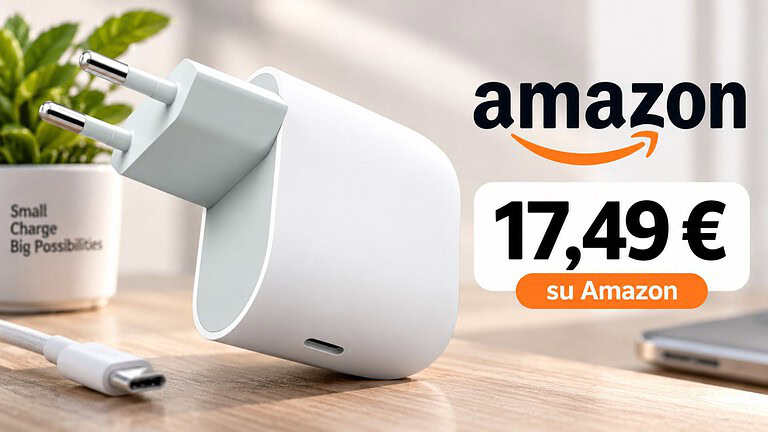 Caricatore Google USB-C 45W a metà prezzo: minimo storico Amazon