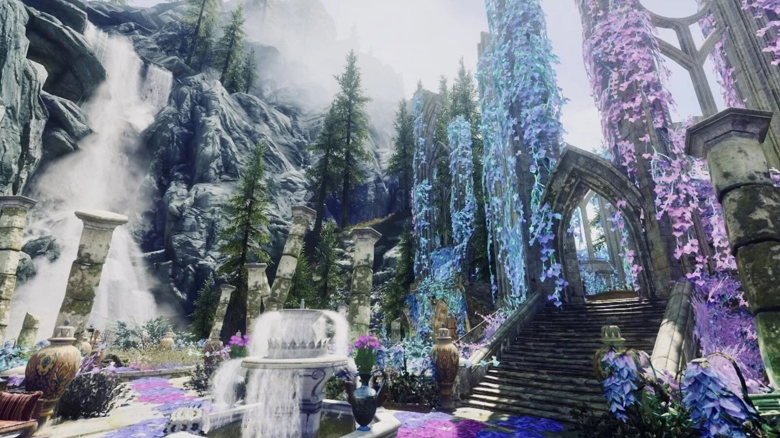 Skyrim, la mod The Garden of Venus regala un palazzo elfico