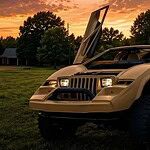 Jeeporghini: la Countach nata sul telaio di un Jeep Wrangler