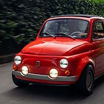 Fiat 500 restomod: bicilindrico rivisto e design BorromeodeSilva