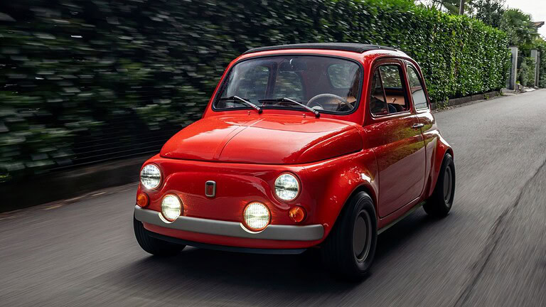 Fiat 500 restomod: bicilindrico rivisto e design BorromeodeSilva