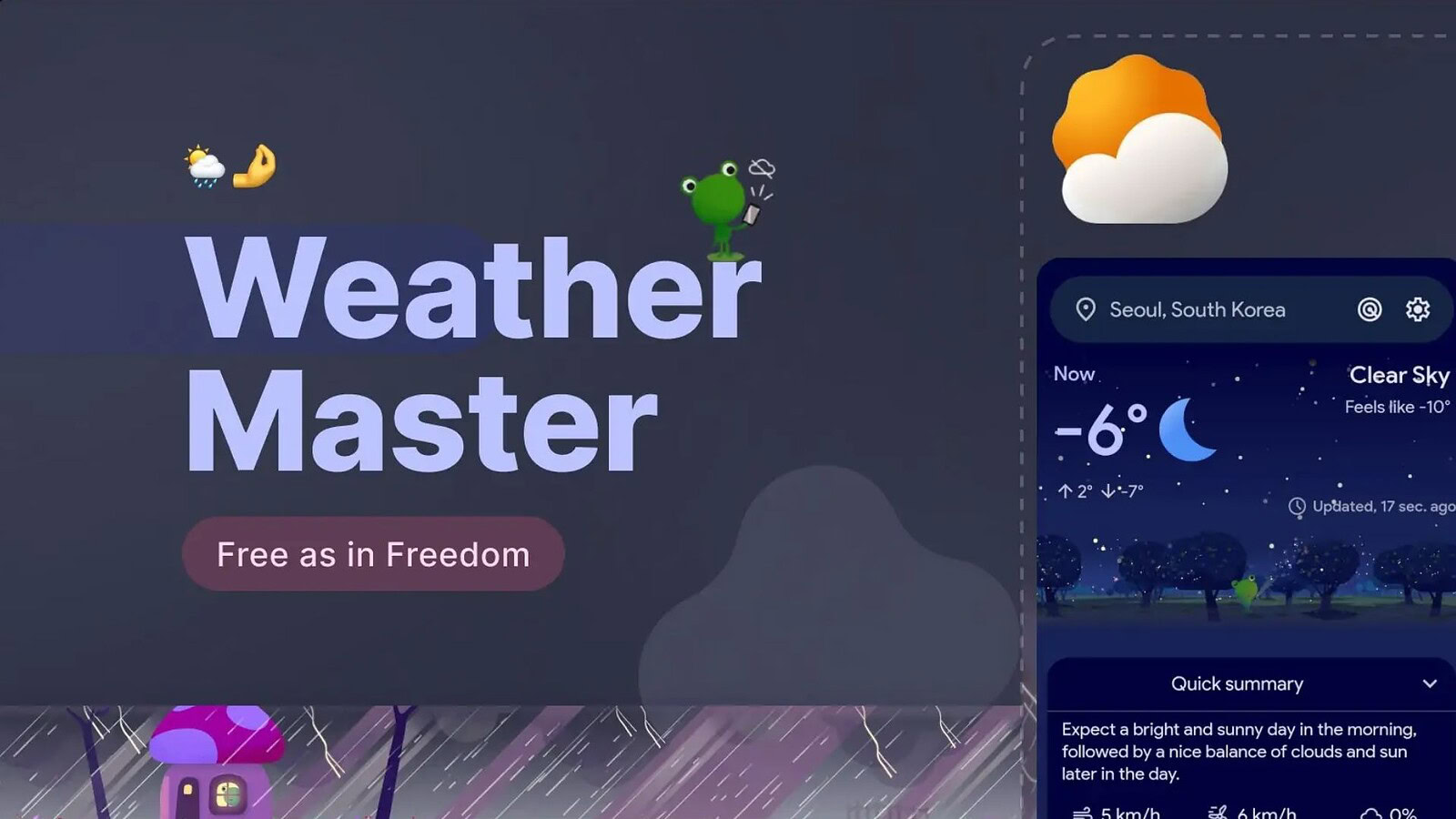 WeatherMaster arriva sul Play Store: stile Pixel Weather gratis