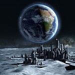 Colonia lunare: l'acqua basterebbe solo per un secolo