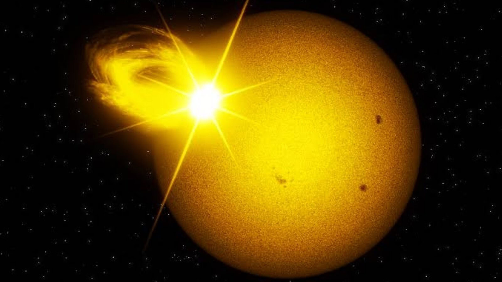 Superflare solare: uno studio stima un evento ogni cento anni