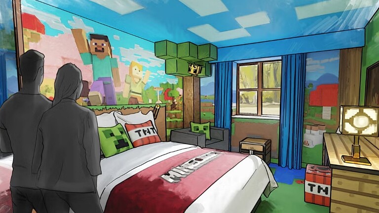 Minecraft World Hotel: 69 camere a tema vicino Londra nel 2027