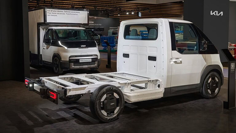 Kia PV5 Chassis, il telaio elettrico per food truck e camper