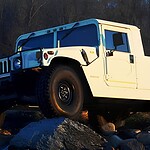 Hummer H1 pick up del 1992: prova del gigante diesel da 150 CV