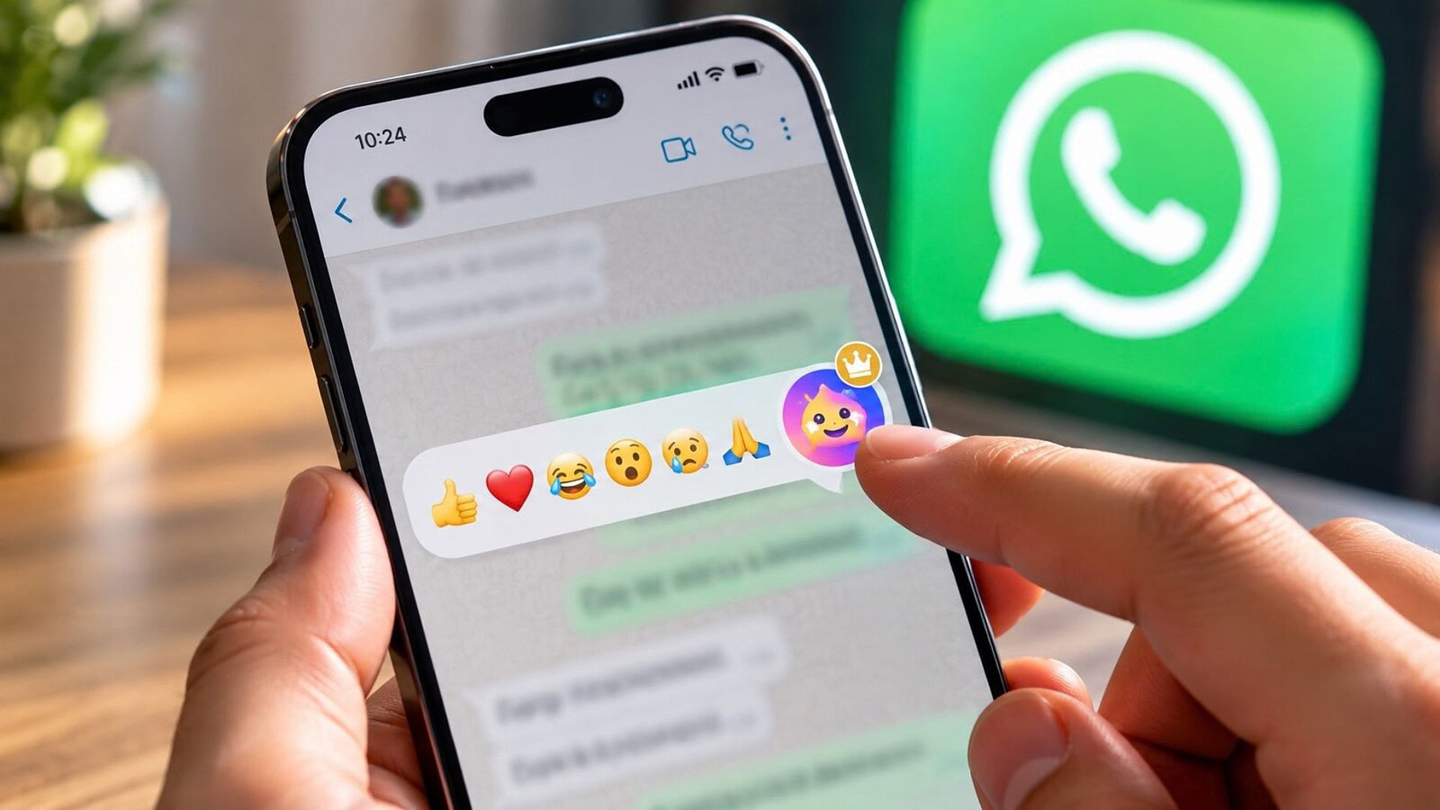 WhatsApp, reazioni personalizzate ma solo con abbonamento premium