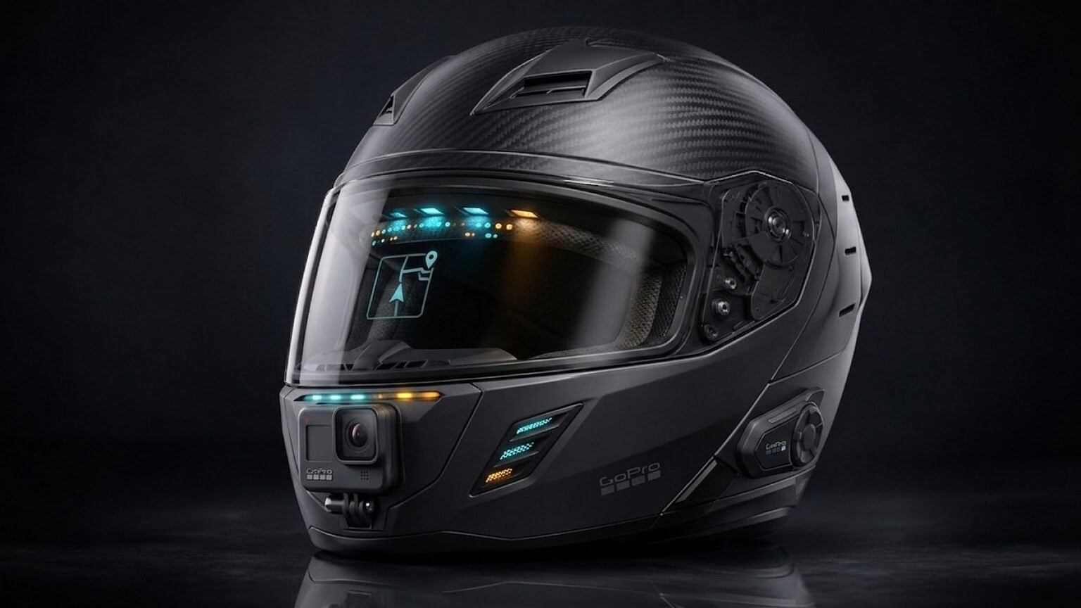 GoPro, il casco con microfoni che rileva l'angolo cieco - casco GoPro