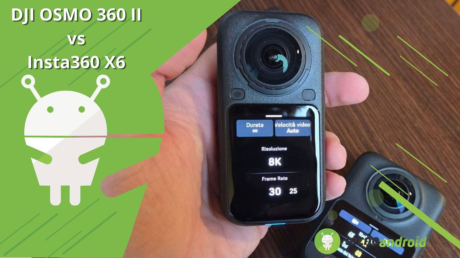 copertina DJI OSMO 360 II vs Insta360 X6
