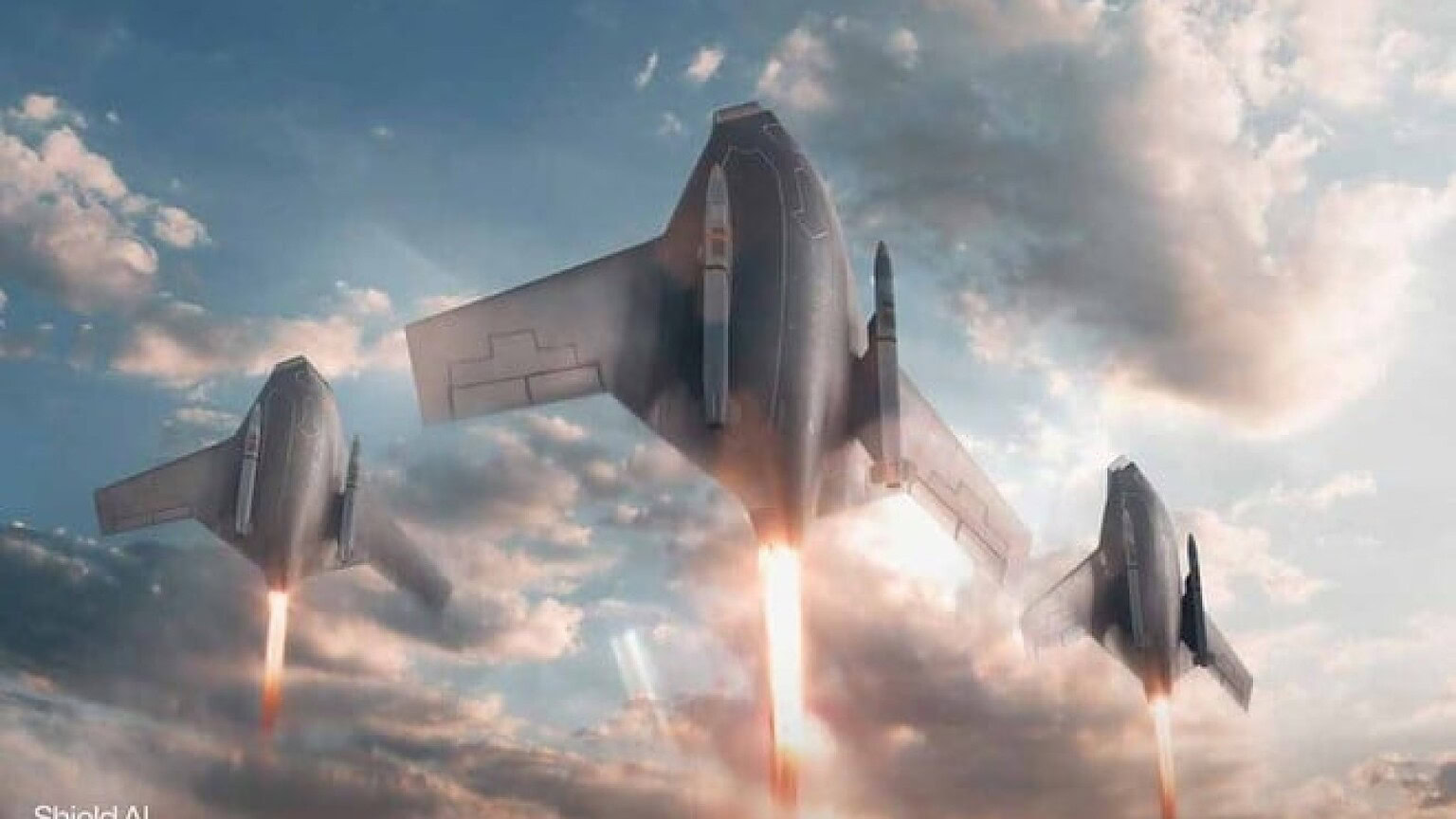 Shield AI X-BAT, il drone verticale punta su un ugello dell'F-16 - drone X-BAT