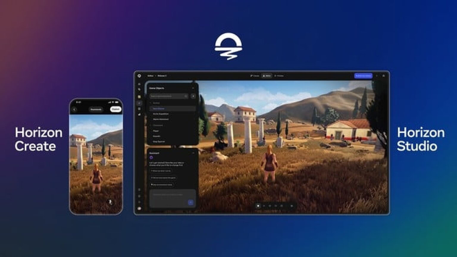 Horizon Create: Meta trasforma un'idea in un videogioco con l'AI