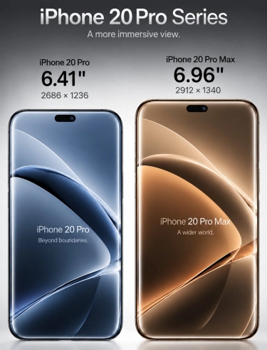 iPhone 20 Pro, display più grande e addio alla Dynamic Island