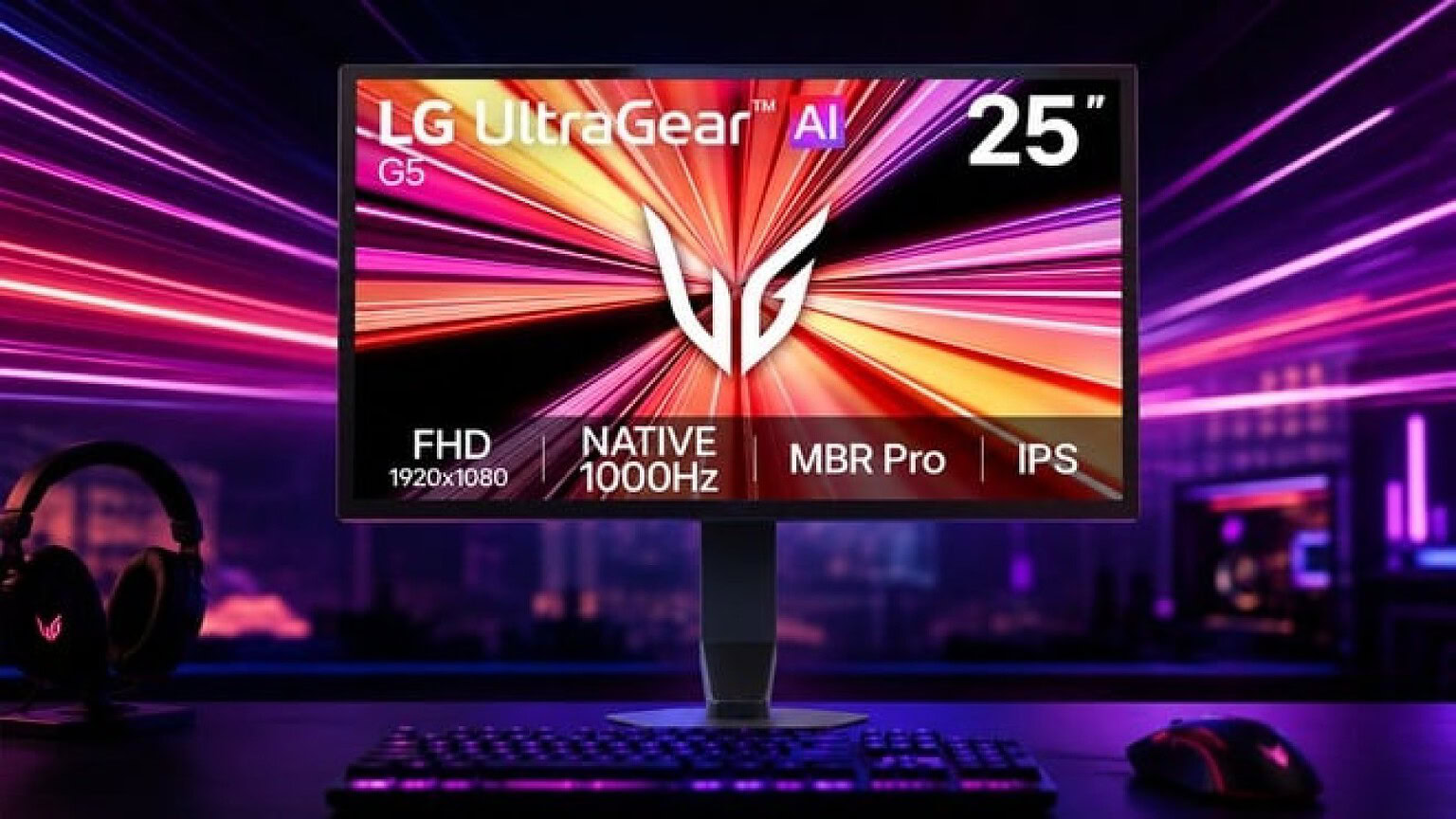 LG UltraGear 25G590B, il monitor gaming da 1000 Hz arriva a IFA - monitor gaming 1000 Hz