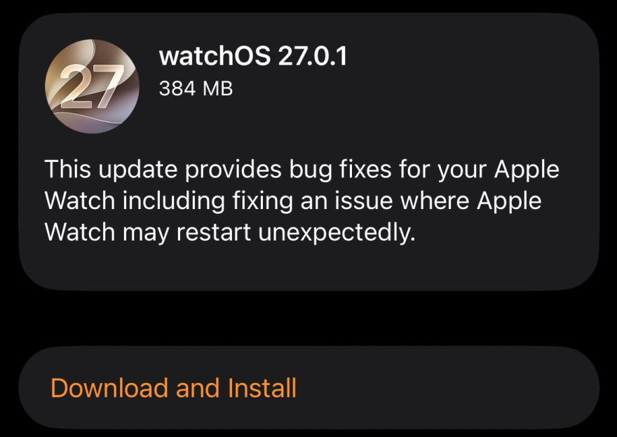 watchOS 27.0.1 Apple Watch Series 12, watchOS 27.0.1 ferma i riavvii improvvisi