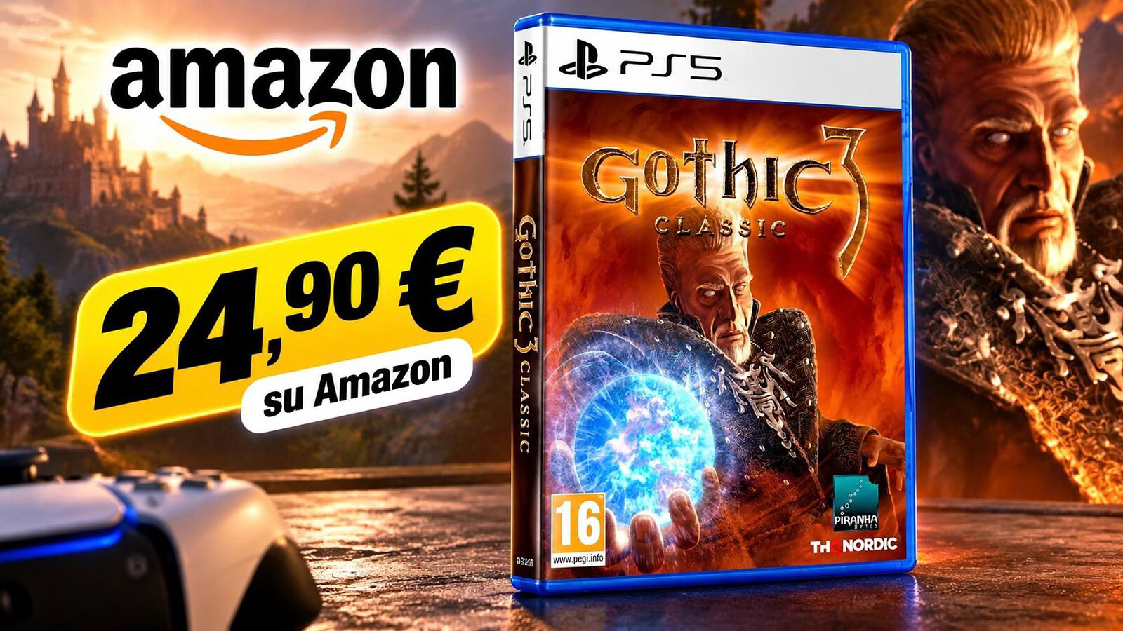 Gothic 3 Classic su PS5: preordine scontato del 17% su Amazon