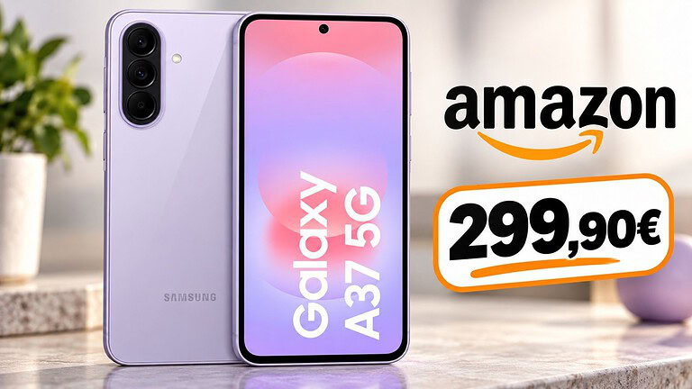 Samsung Galaxy A37 5G a 299 euro su Amazon: sconto del 33%