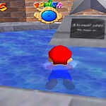 Super Mario 64, l'AI riapre il mistero della targa della fontana